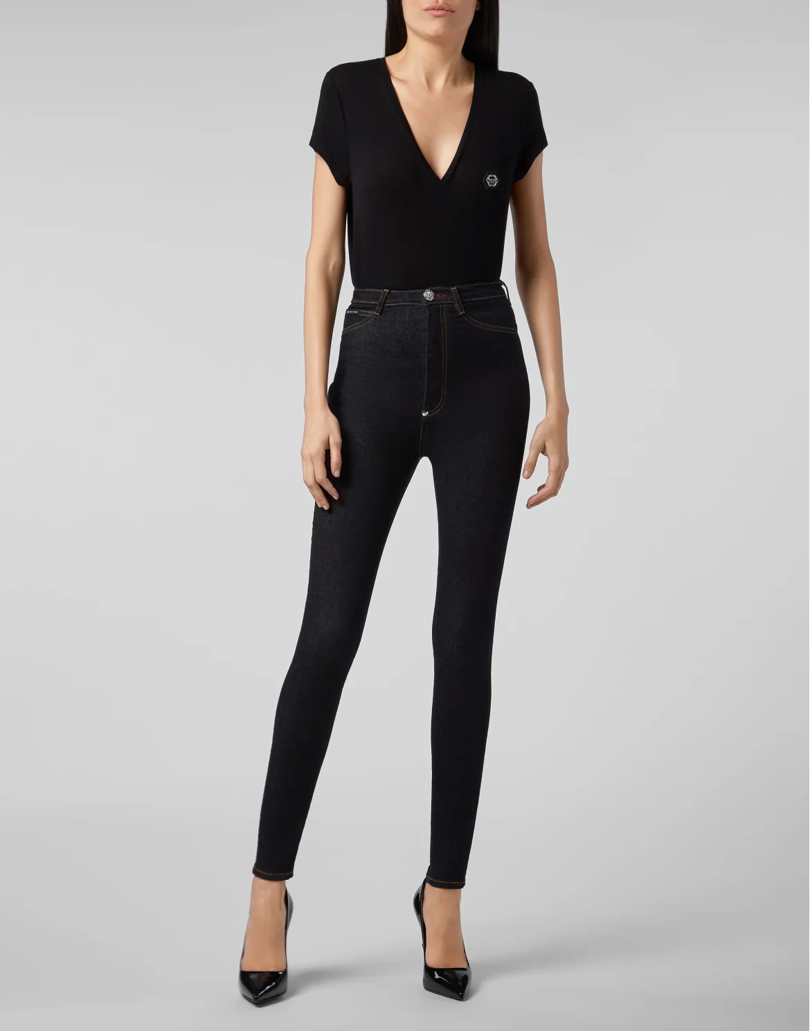 Super High Waist Jegging, цвет: Синий