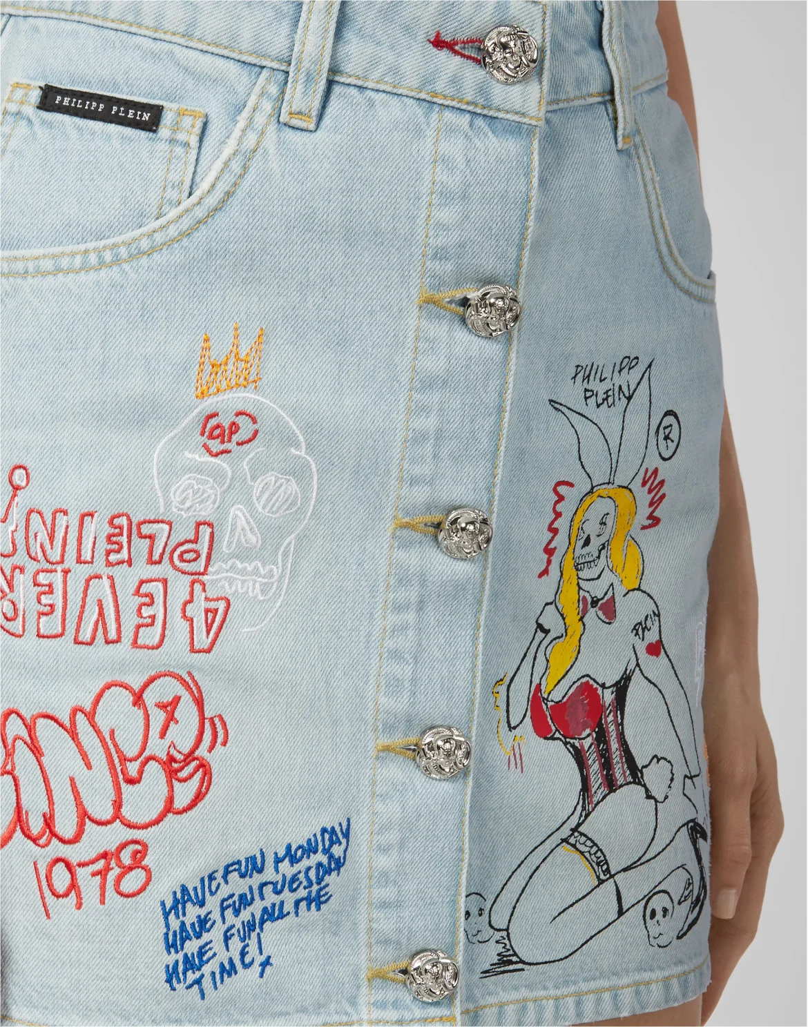 Denim Skirt, цвет: Голубой