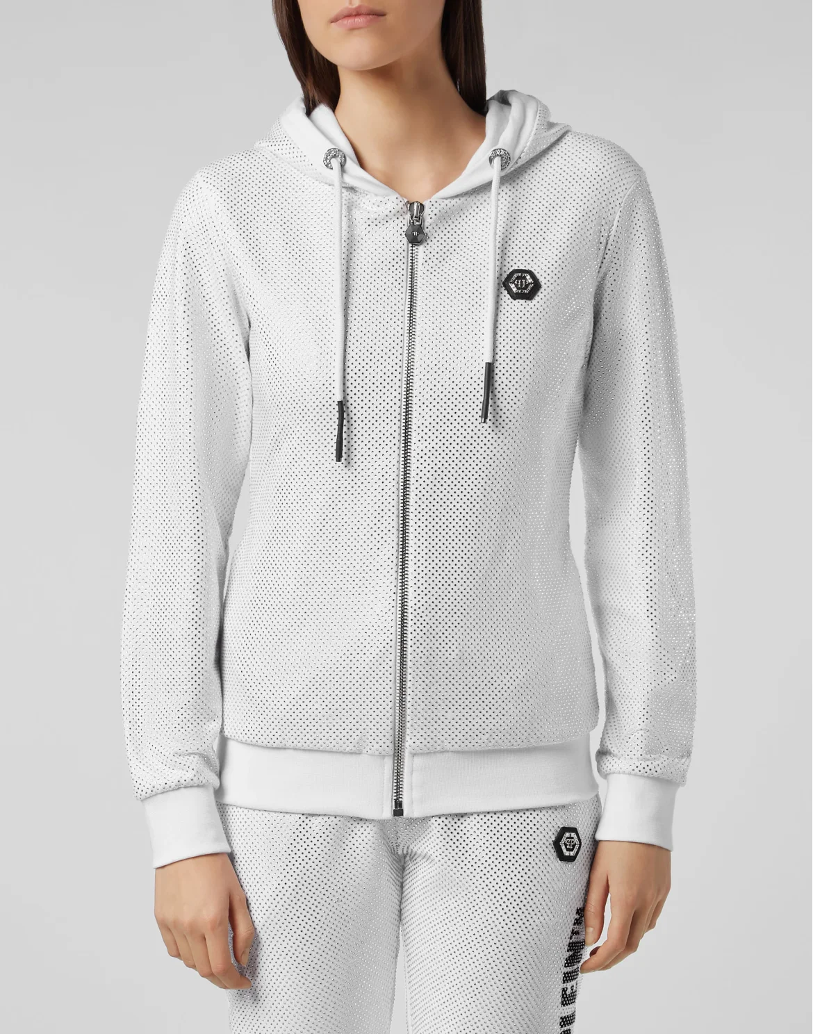 Hoodie Sweatjacket Philipp Plein TM, цвет: Белый