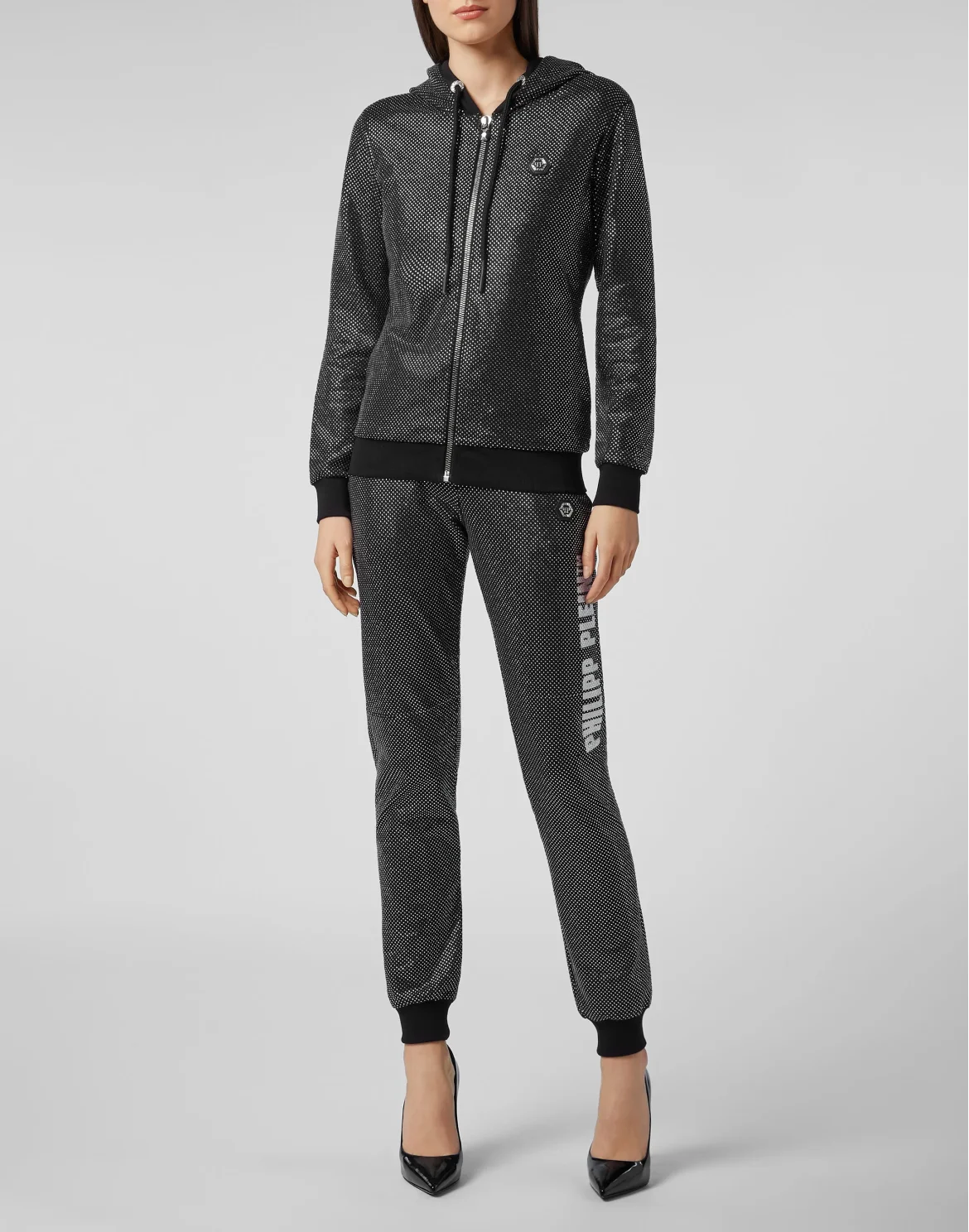 Hoodie Sweatjacket Philipp Plein TM, цвет: Черный