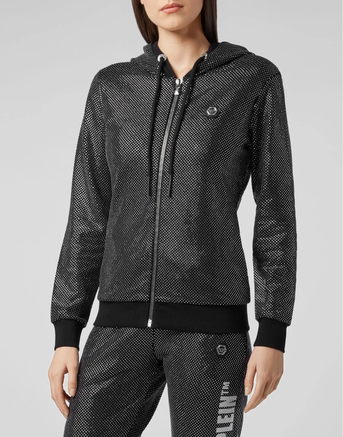 Hoodie Sweatjacket Philipp Plein TM, цвет: Черный