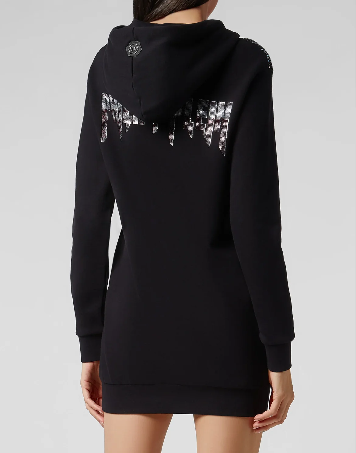 Hoodie sweatshirt Dress Rock band, цвет: Черный