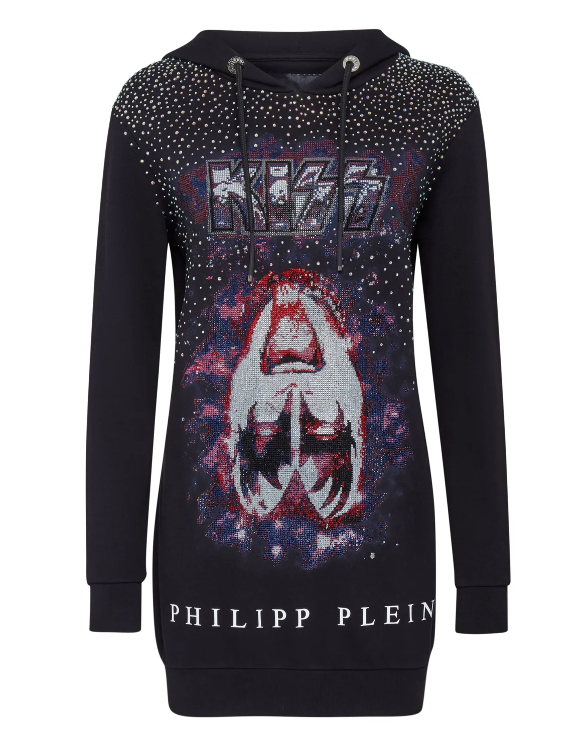 Hoodie sweatshirt Dress Rock band, цвет: Черный