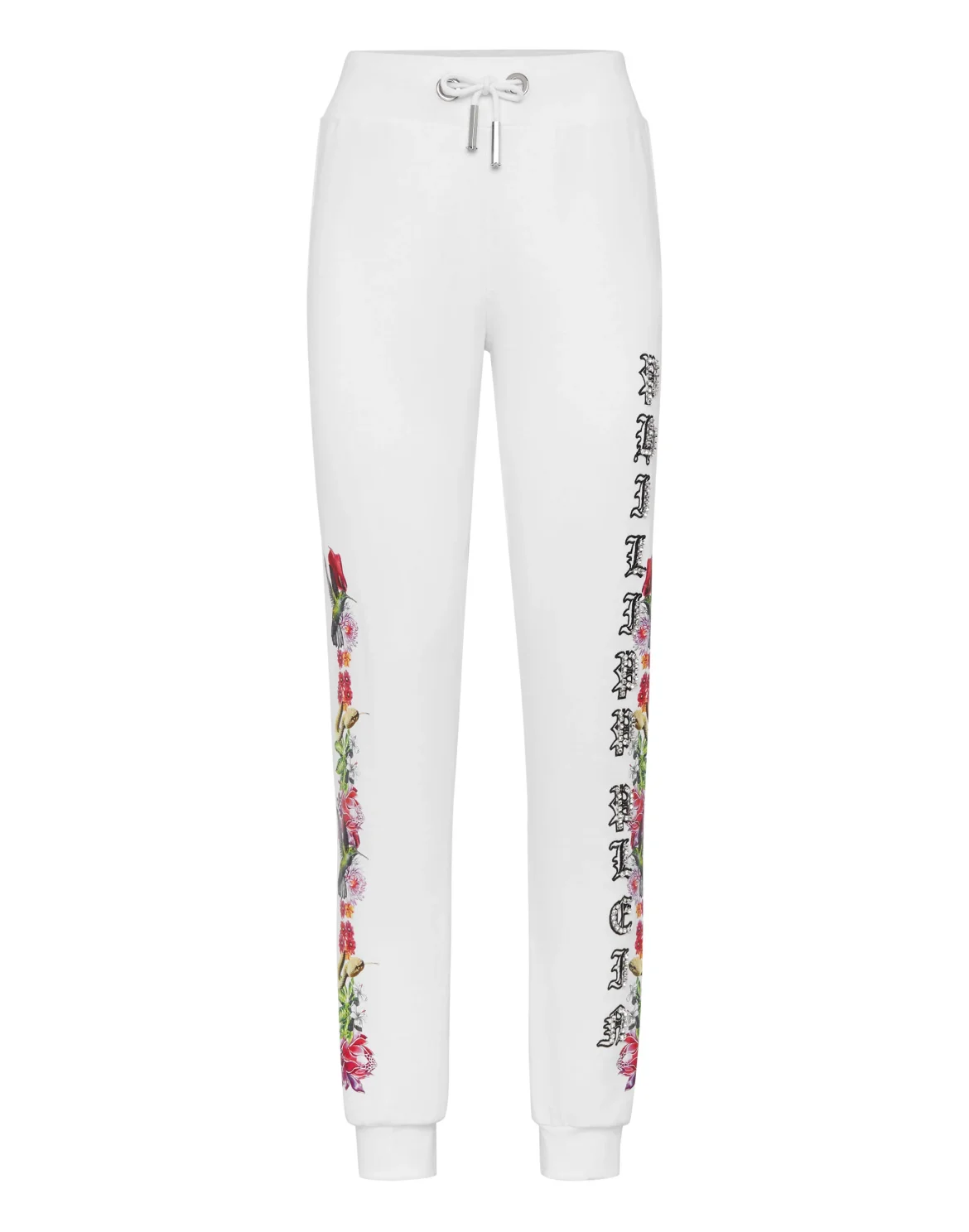 Jogging Trousers Flowers, цвет: Белый