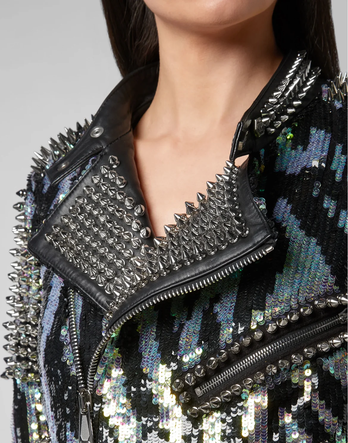 Leather Biker Zebra, цвет: Мультиколор