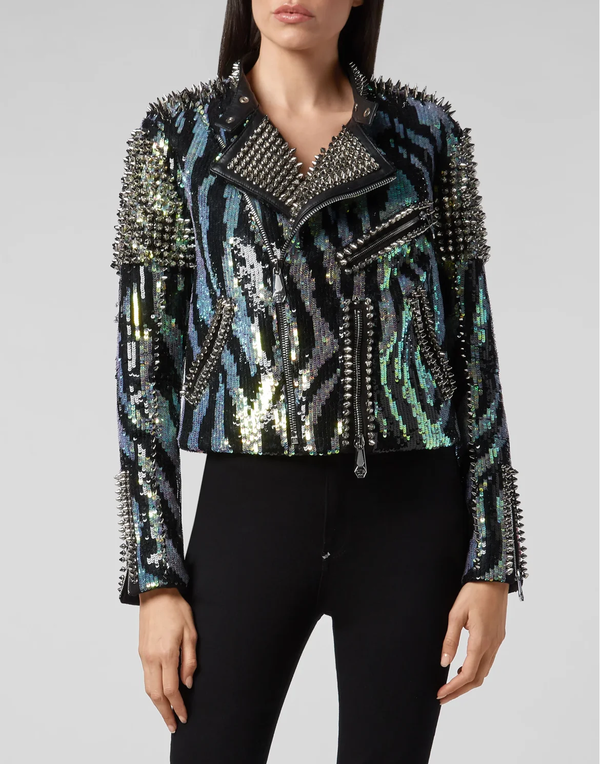Leather Biker Zebra, цвет: Мультиколор
