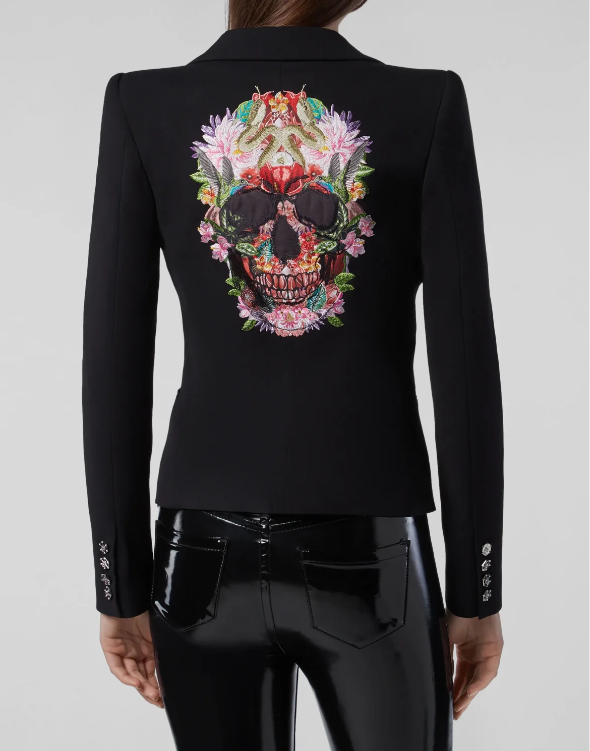 Blazer Skull and roses, цвет: Черный