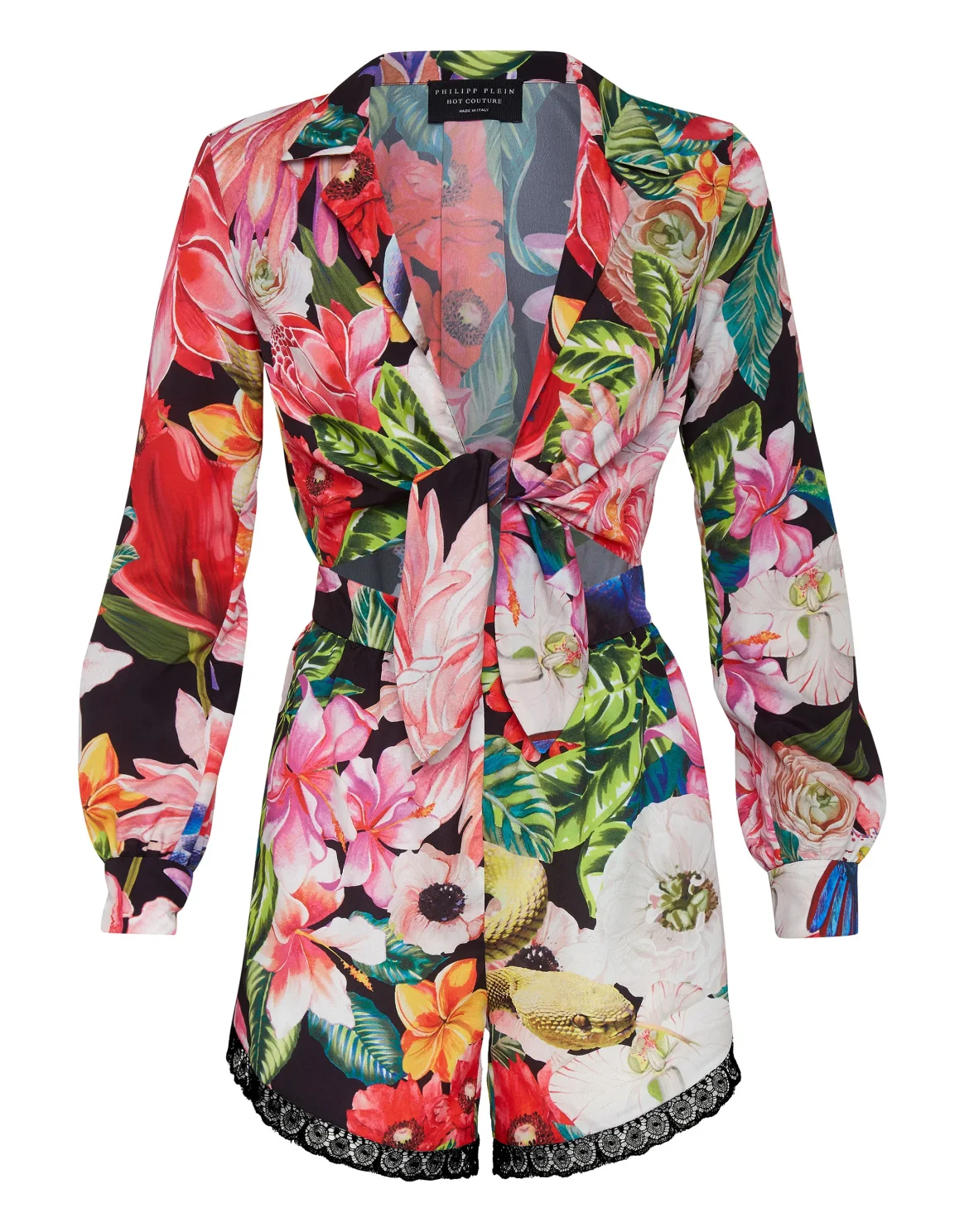 Jumpsuit Flowers, цвет: Черный