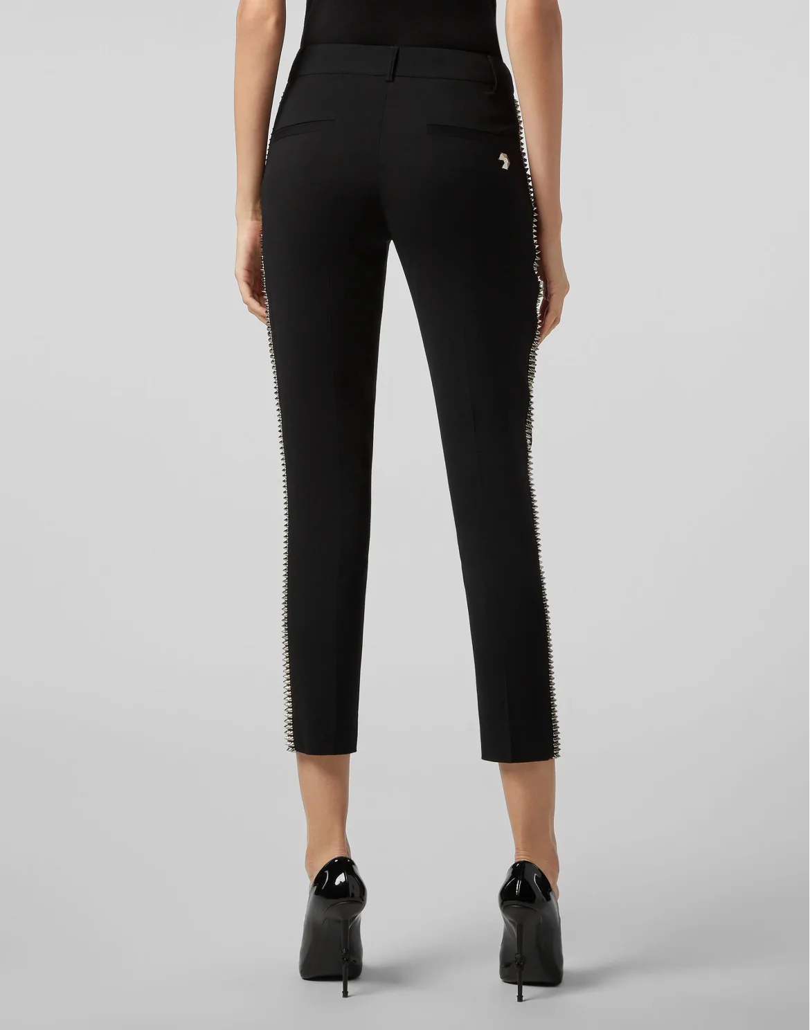 Trousers Tailored Fit Studs, цвет: Черный