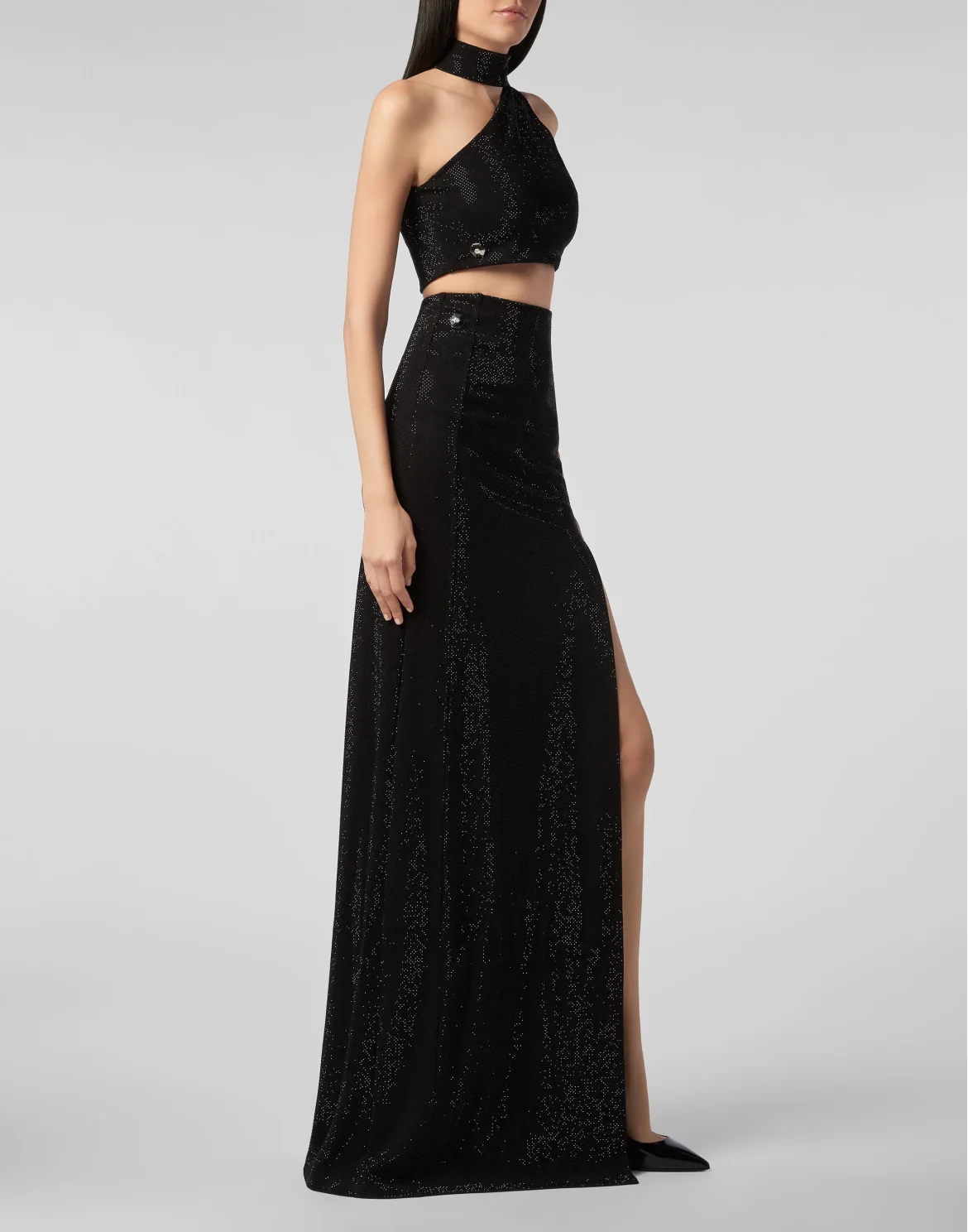 Long Skirt Crystal, цвет: Черный