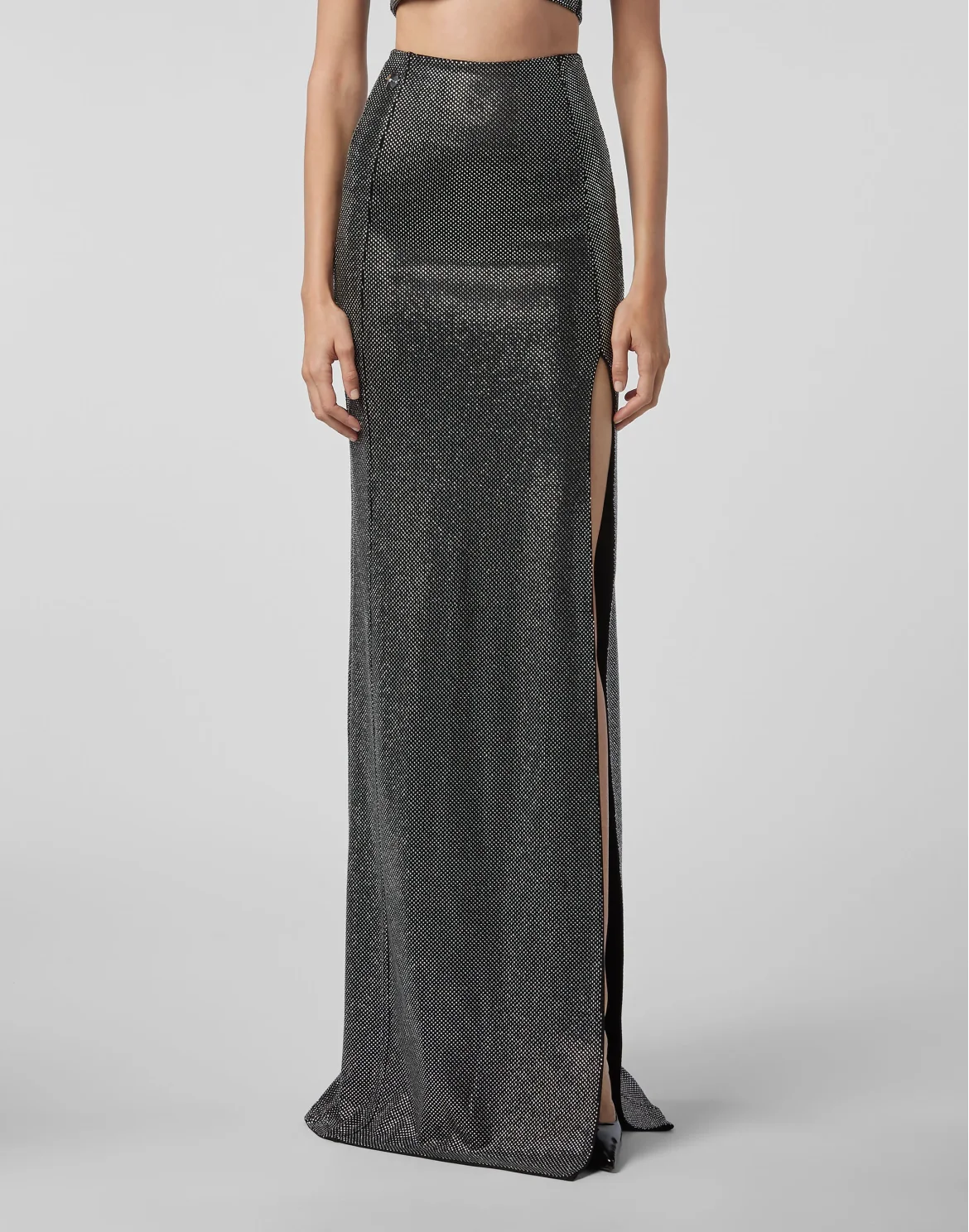 Long Skirt Crystal, цвет: Серебристый