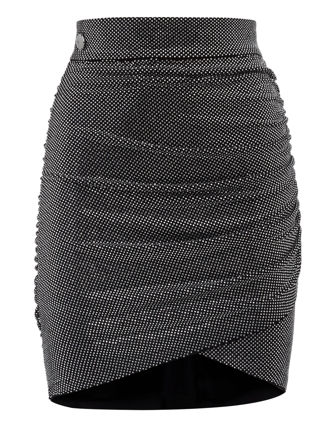 Short skirt Crystal, цвет: Серебристый