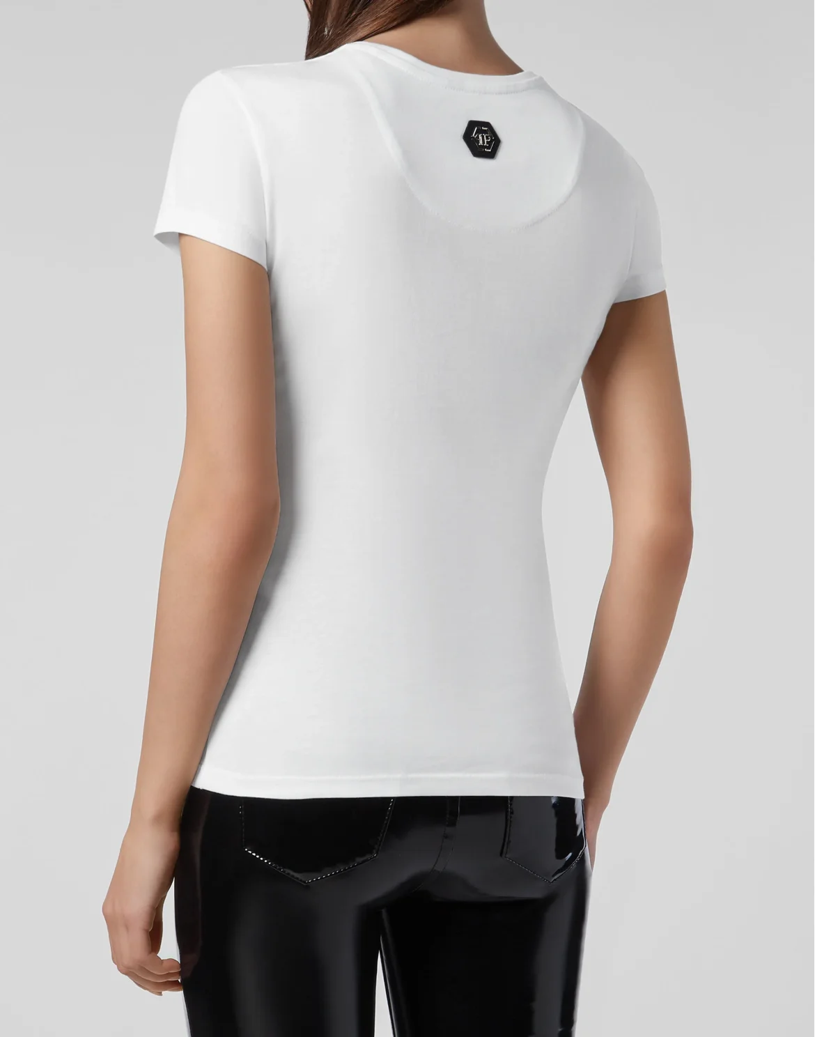 T-shirt Round Neck SS Flowers, цвет: Белый