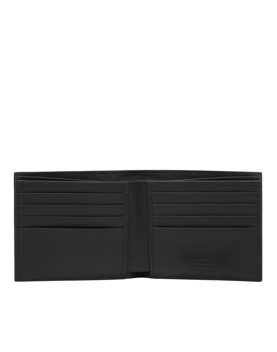 Nylon French wallet Iconic Plein, цвет: Черный