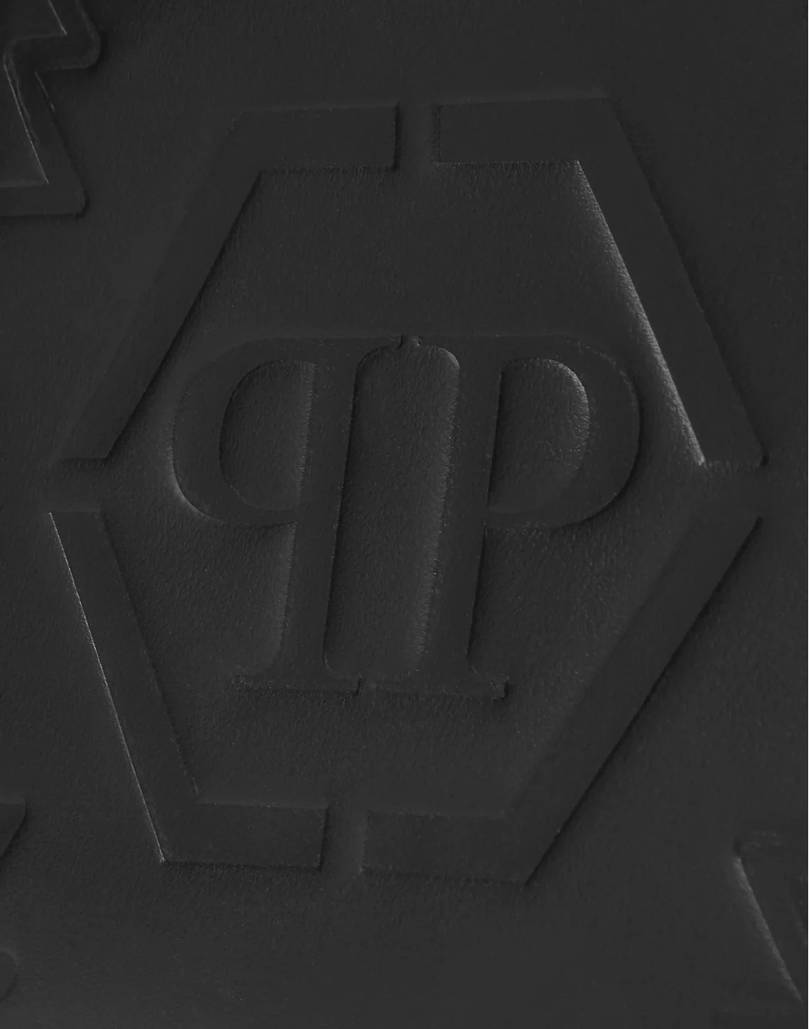 Leather French wallet Monogram, цвет: Черный