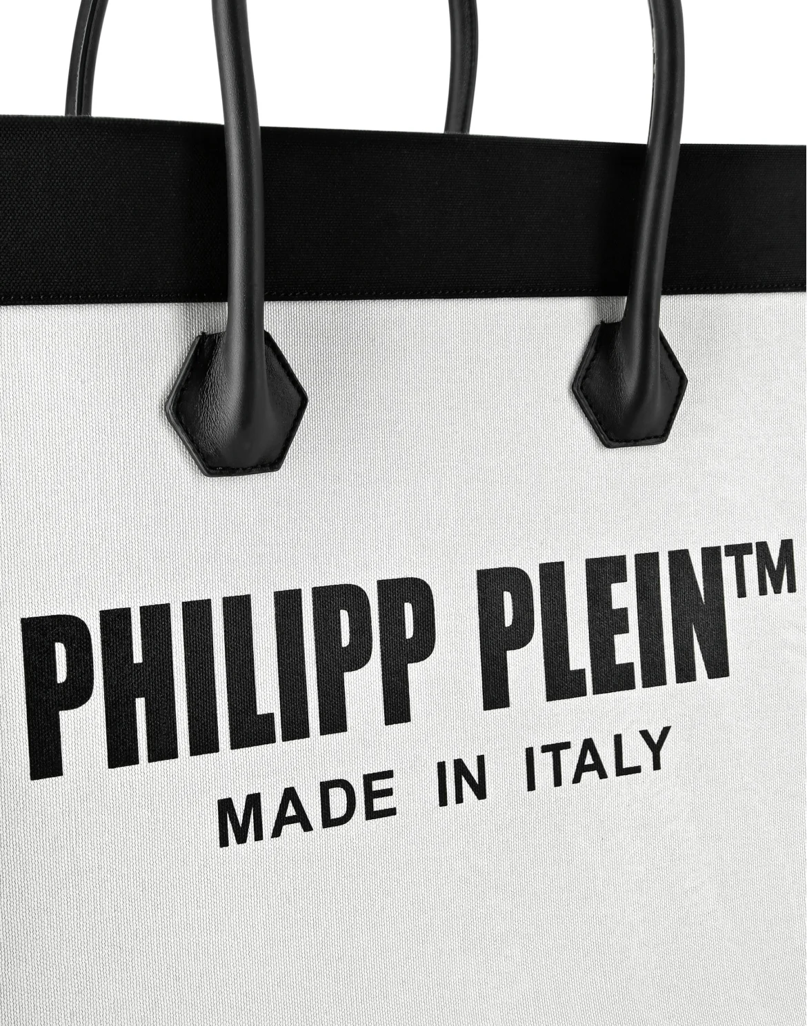 Canvas Handle bag Philipp Plein TM, цвет: Бежевый