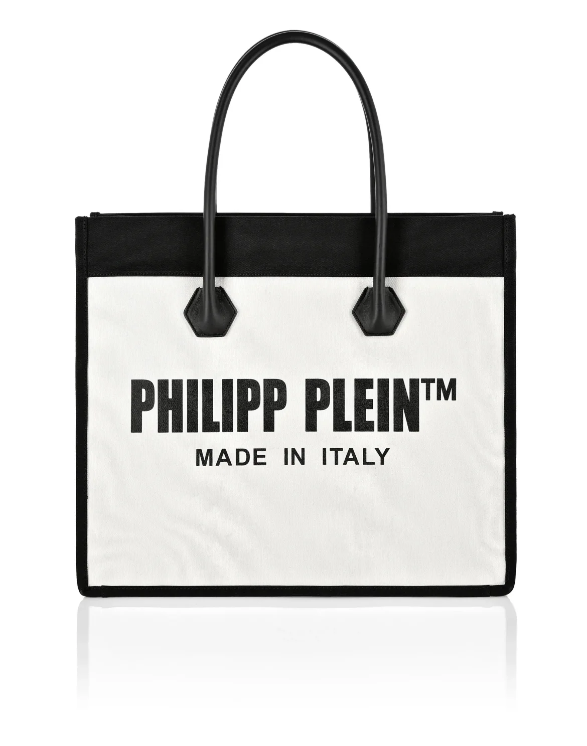 Canvas Handle bag Philipp Plein TM, цвет: Бежевый