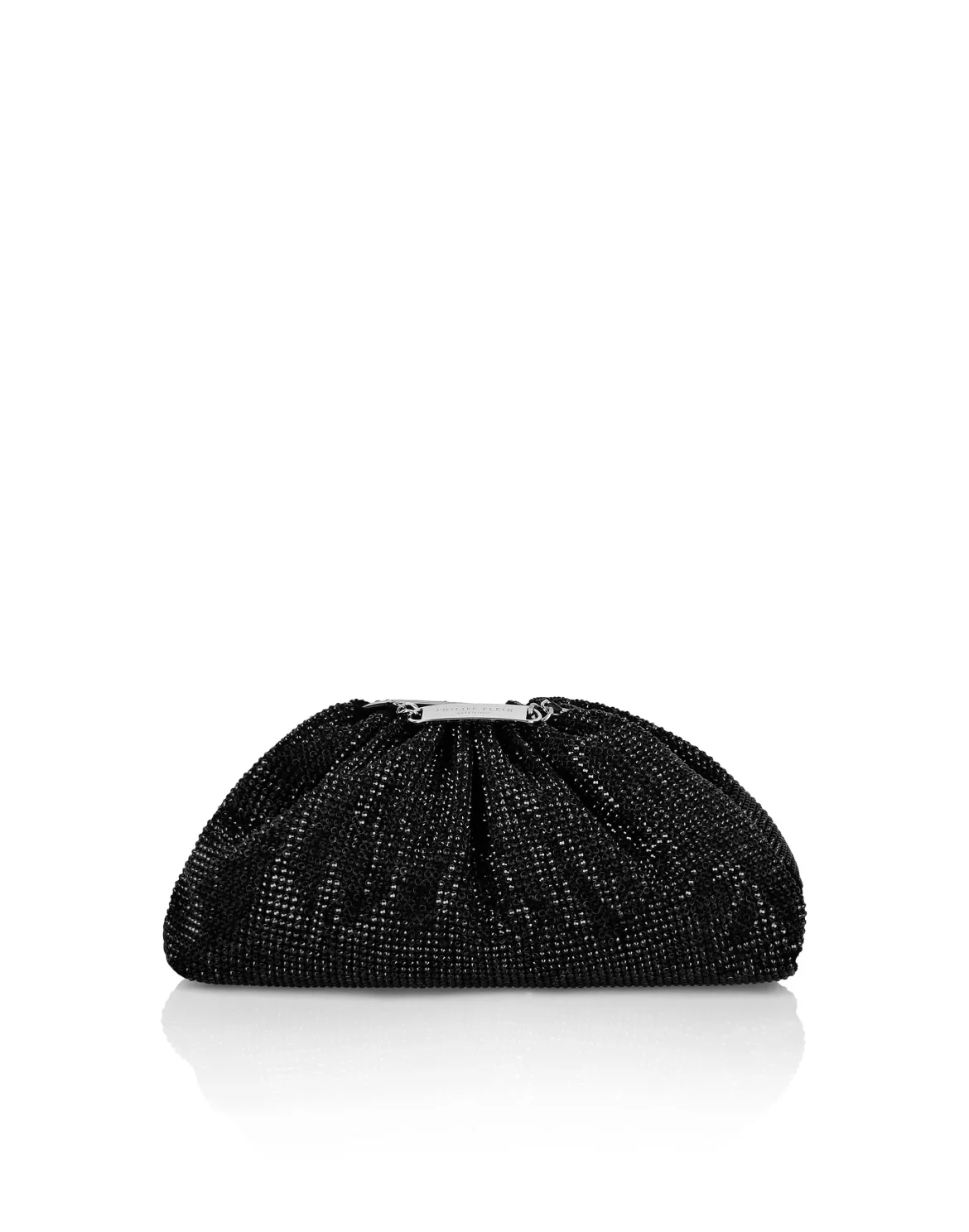 Suede Mini Pillow bag Crystal, цвет: Черный