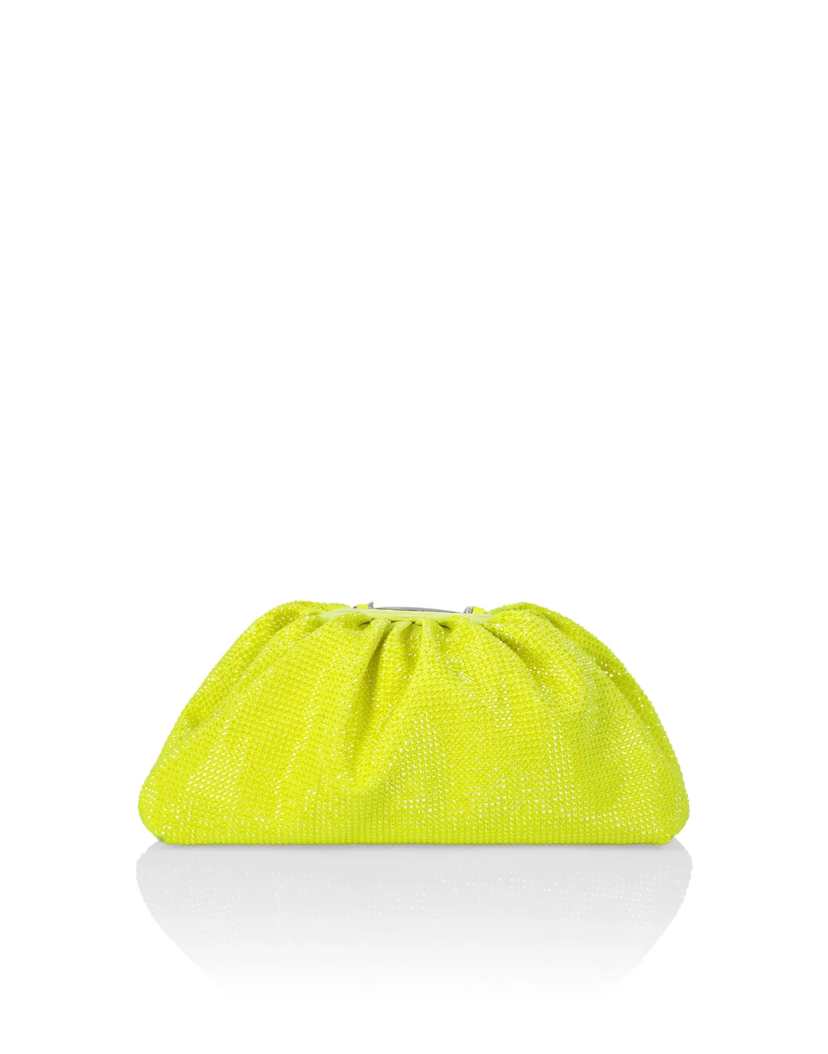 Suede Mini Pillow bag Crystal, цвет: Желтый