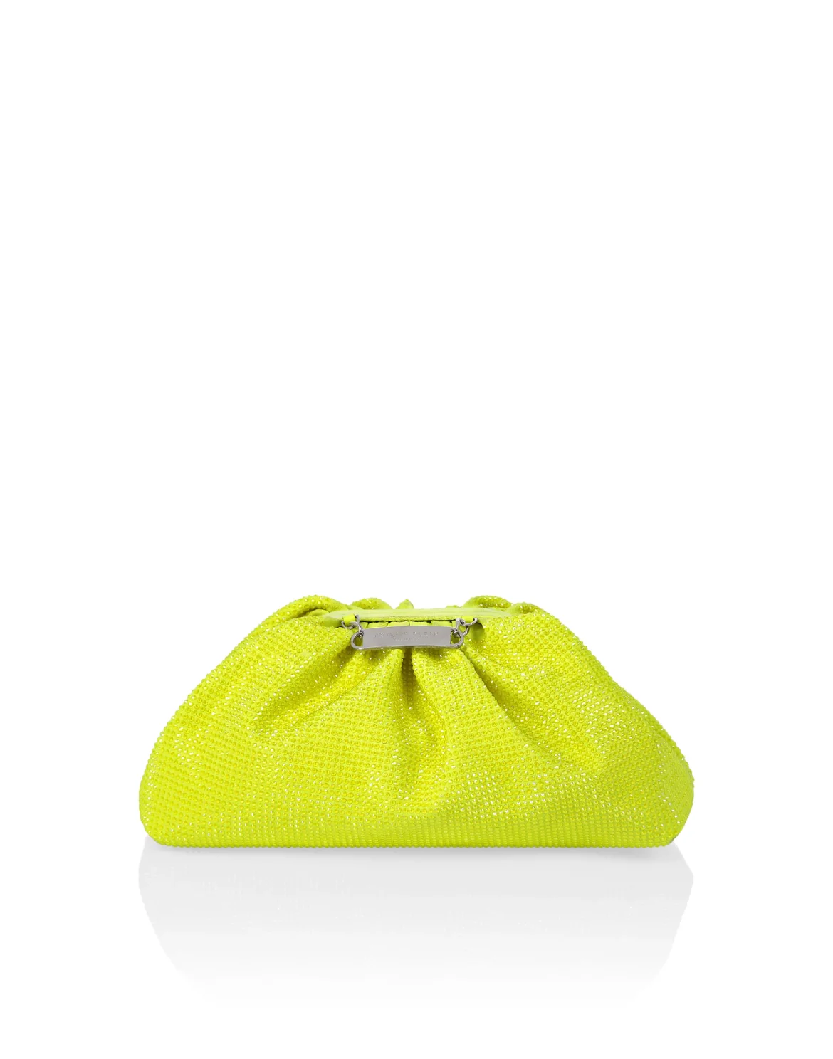 Suede Mini Pillow bag Crystal, цвет: Желтый
