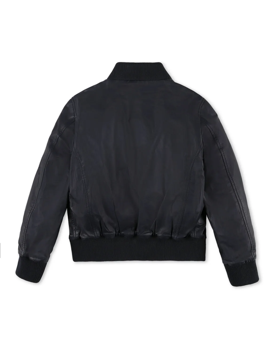 Leather Bomber Hexagon, цвет: Синий