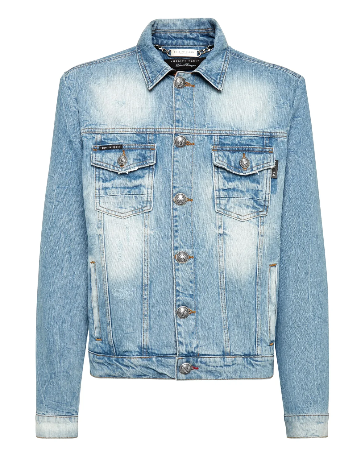 Denim Jacket Clouds, цвет: Голубой