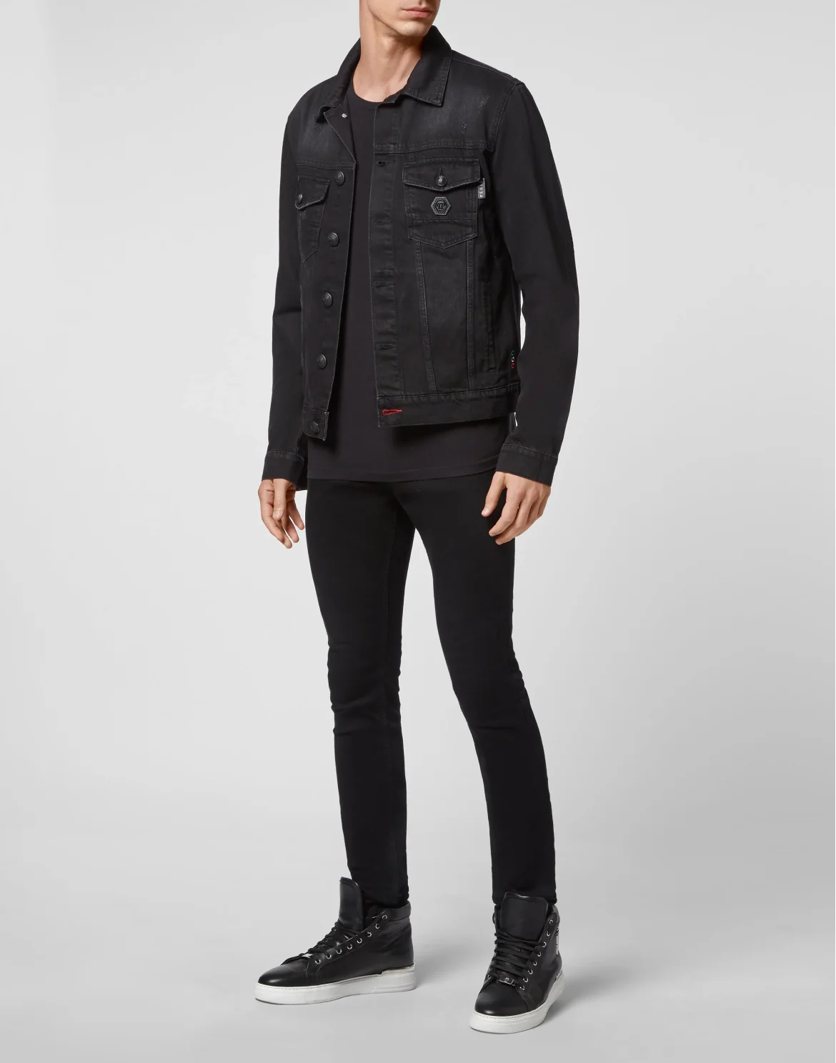 Denim Jacket Panther, цвет: Черный