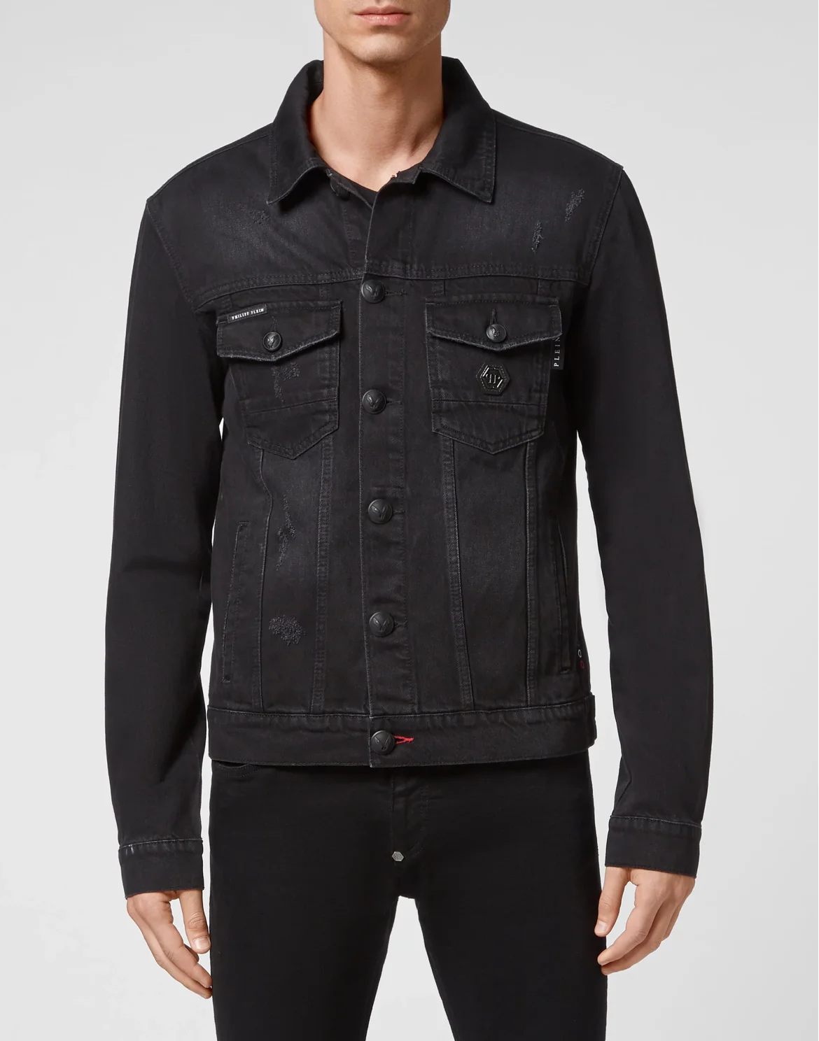 Denim Jacket Panther, цвет: Черный
