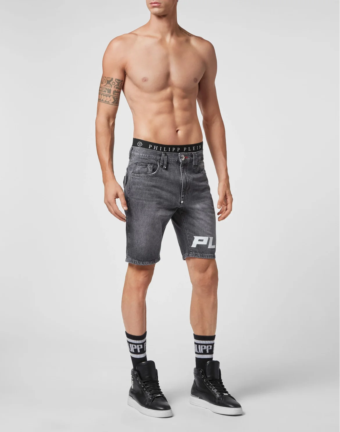 Denim Mykonos short Fit, цвет: Серый