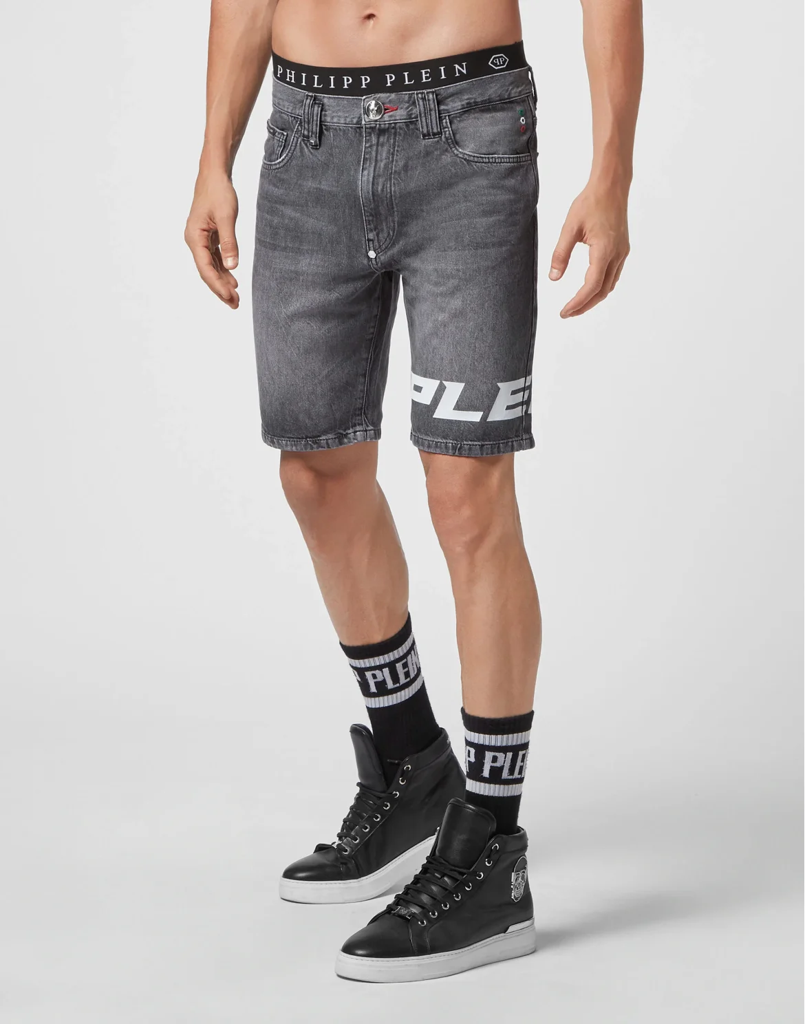 Denim Mykonos short Fit, цвет: Серый