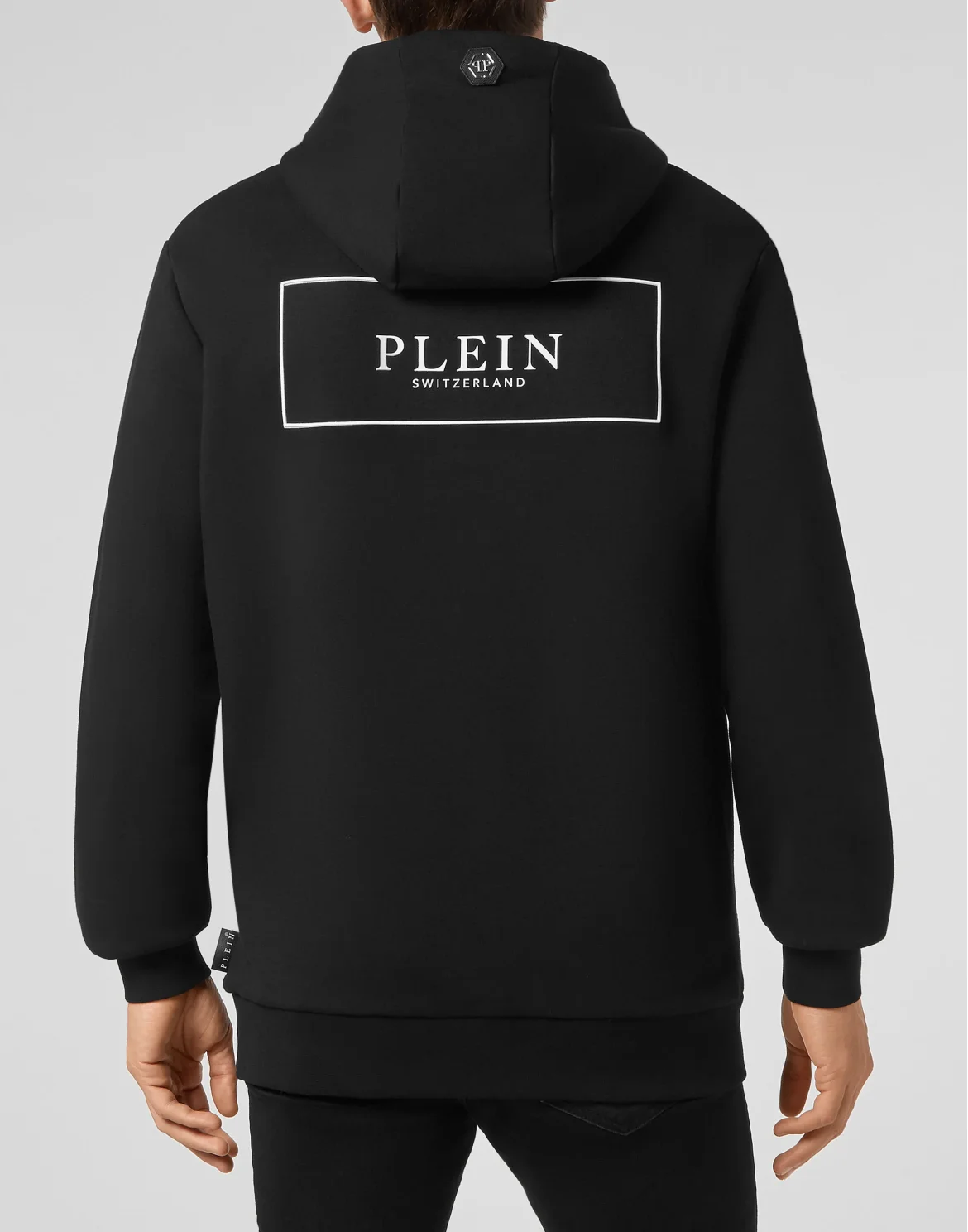 Hoodie sweatshirt Outline Skull, цвет: Черный