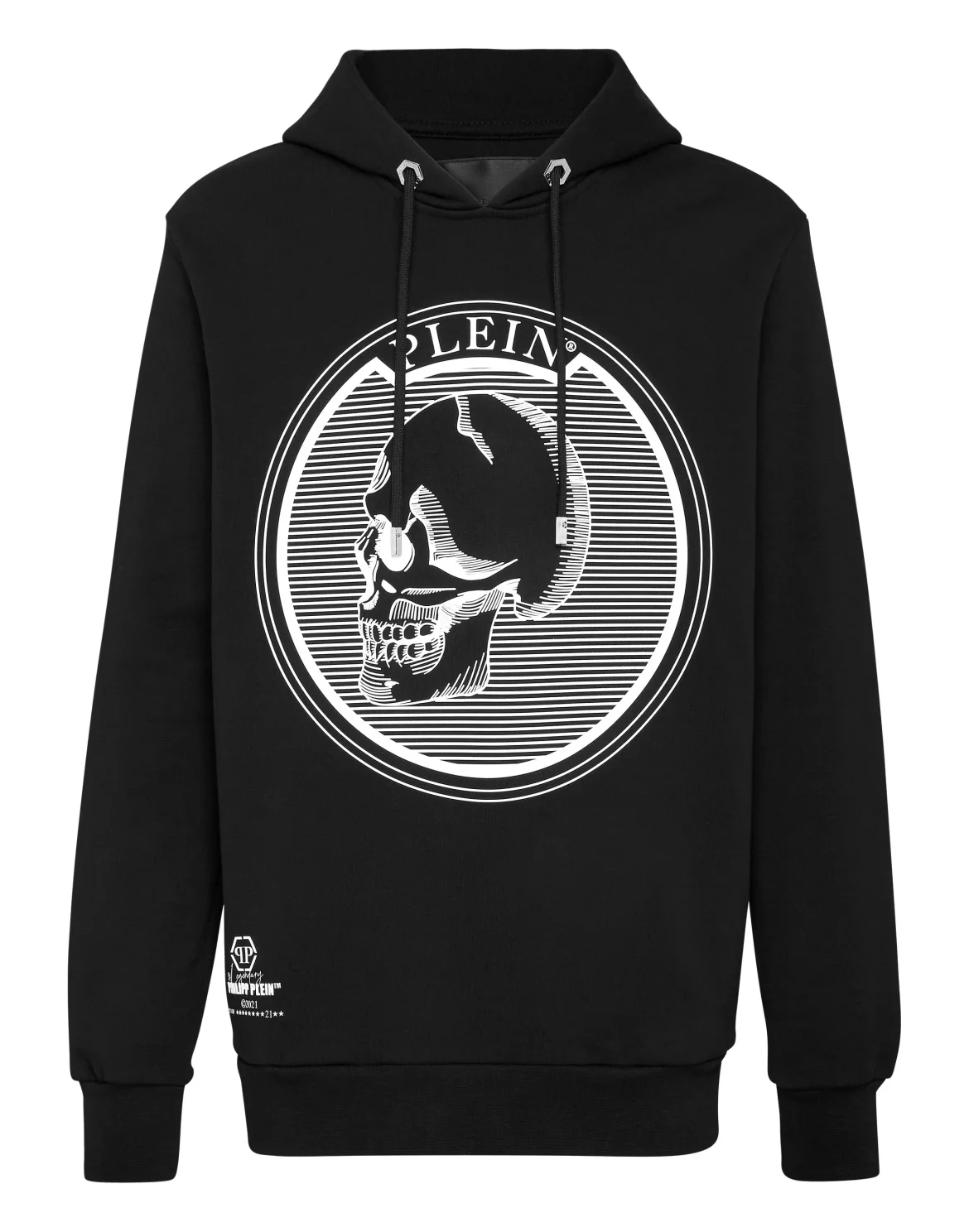 Hoodie sweatshirt Outline Skull, цвет: Черный