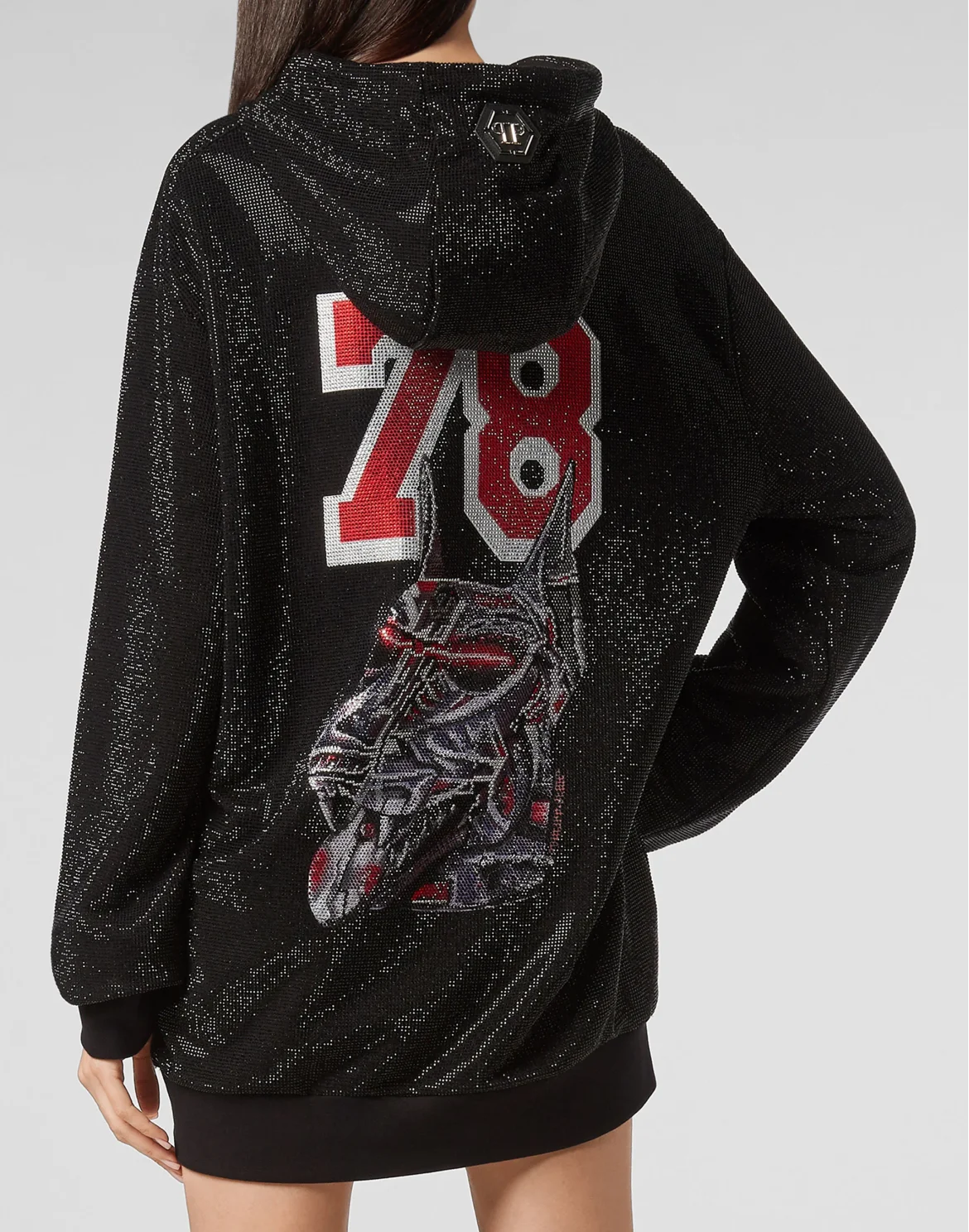 Hoodie sweatshirt Crystal, цвет: Черный