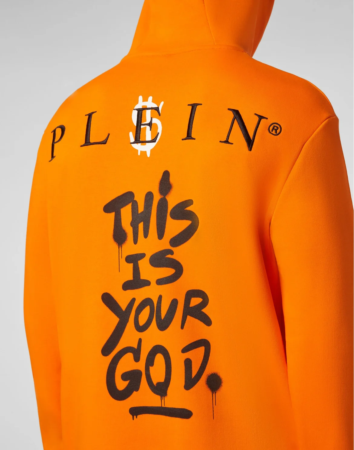 Hoodie sweatshirt Plein Legend, цвет: Оранжевый