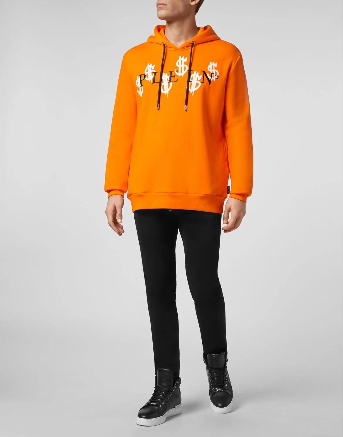 Hoodie sweatshirt Plein Legend, цвет: Оранжевый