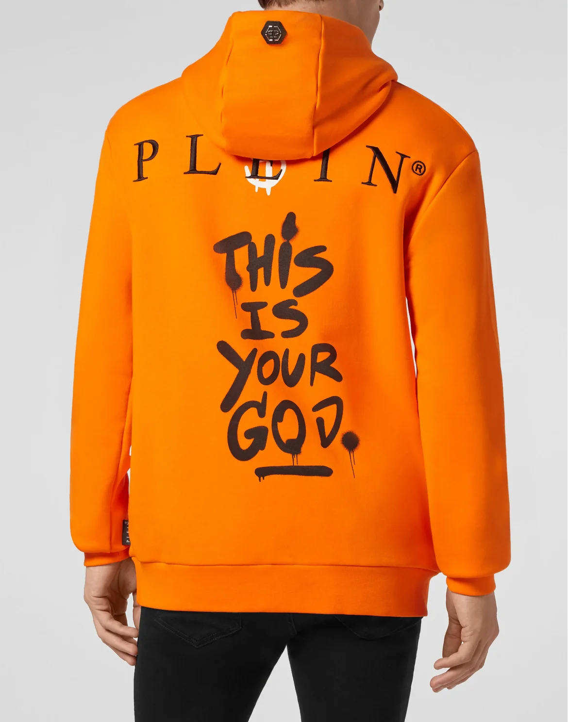 Hoodie sweatshirt Plein Legend, цвет: Оранжевый