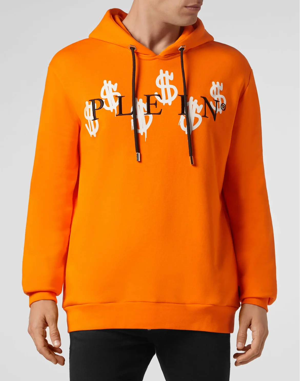 Hoodie sweatshirt Plein Legend, цвет: Оранжевый