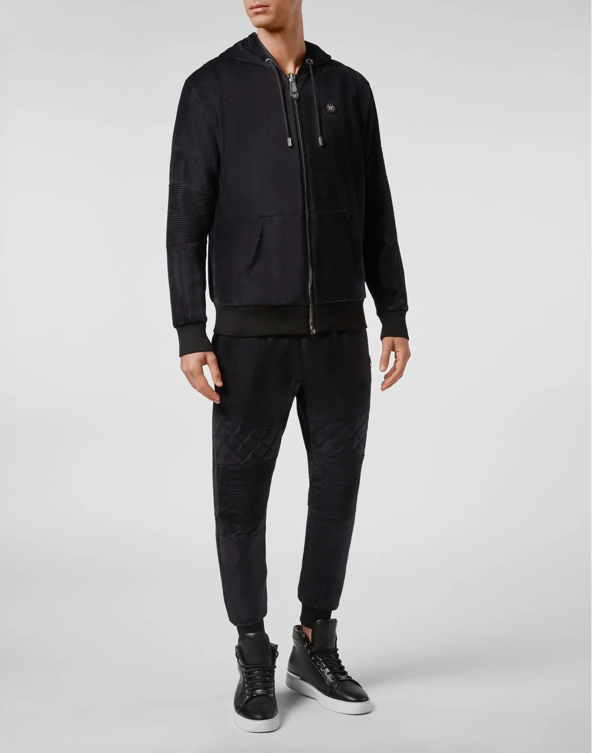 Hoodie Sweatjacket Iconic Plein, цвет: Синий