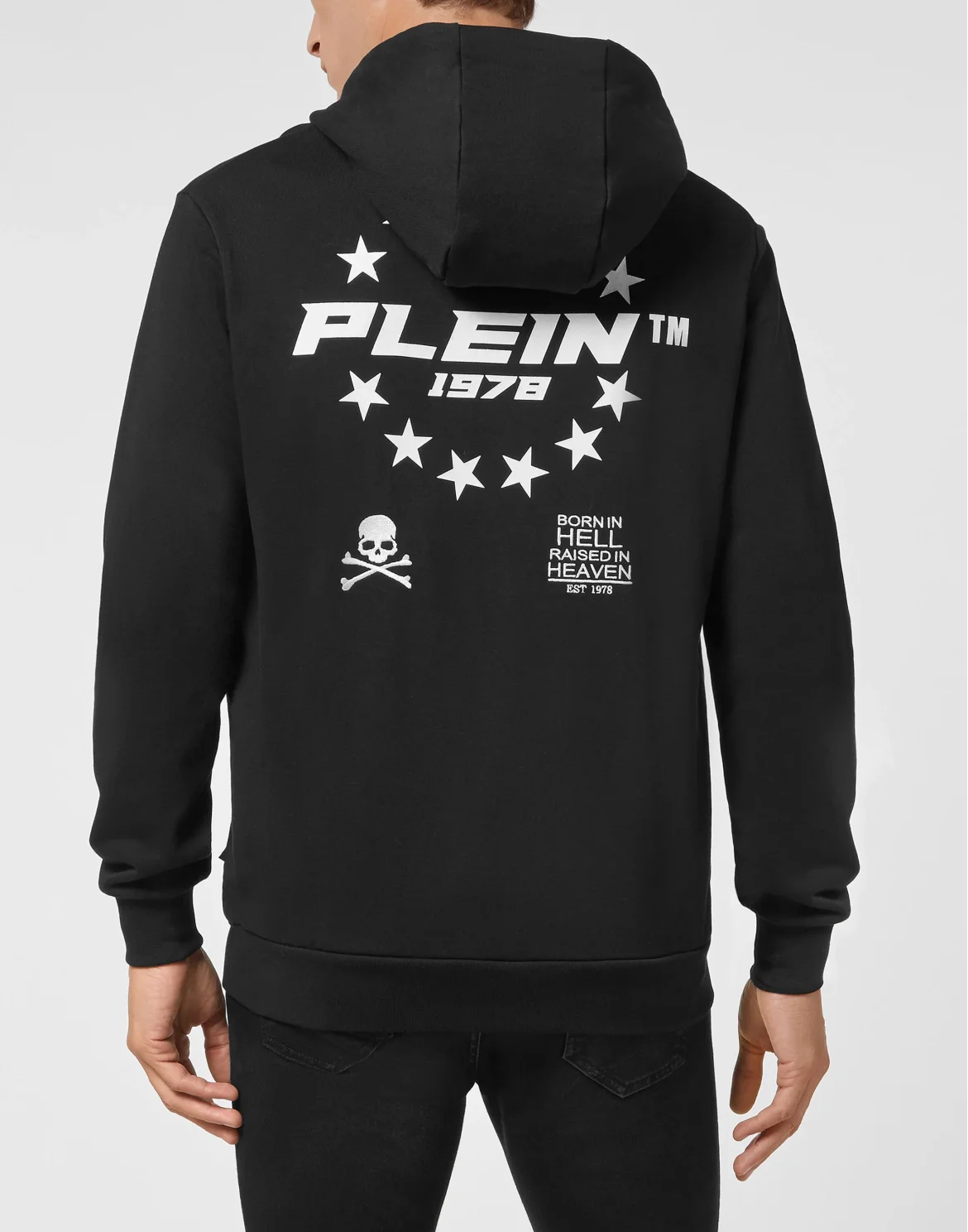 Hoodie Sweatjacket Full Zip, цвет: Черный