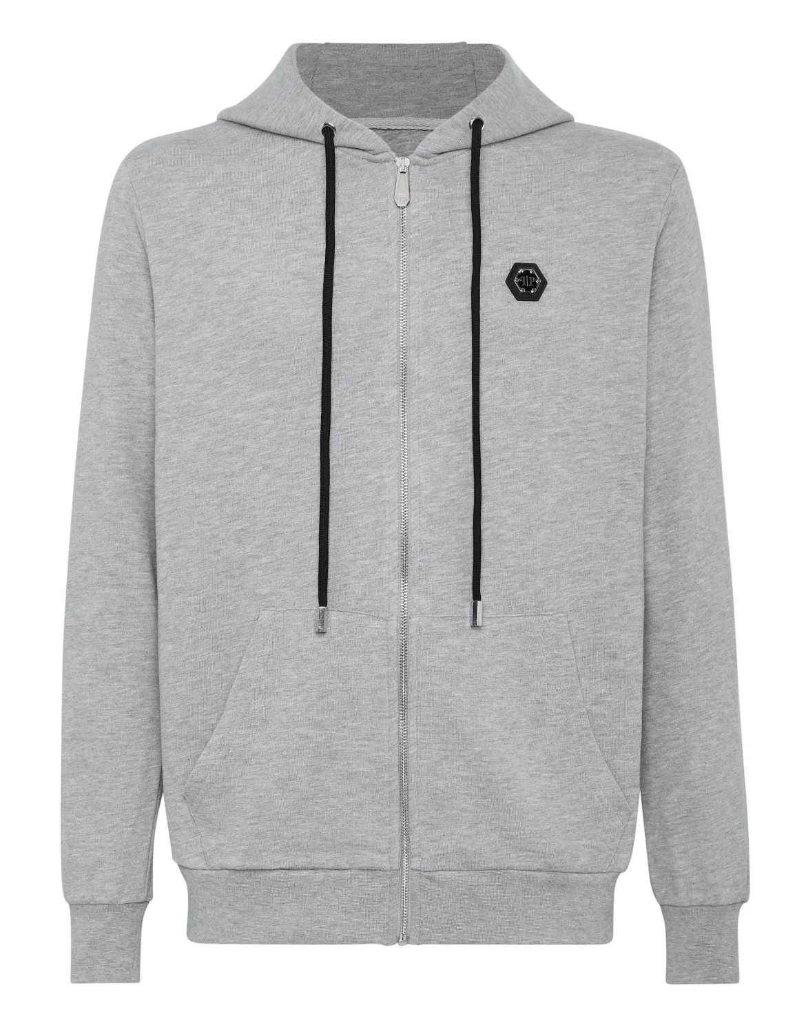 Hoodie Sweatjacket Full Zip, цвет: Серый