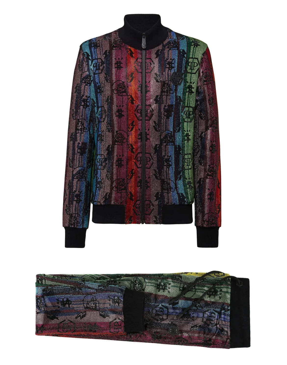 Top/Trousers Colorful Monogram, цвет: Мультиколор