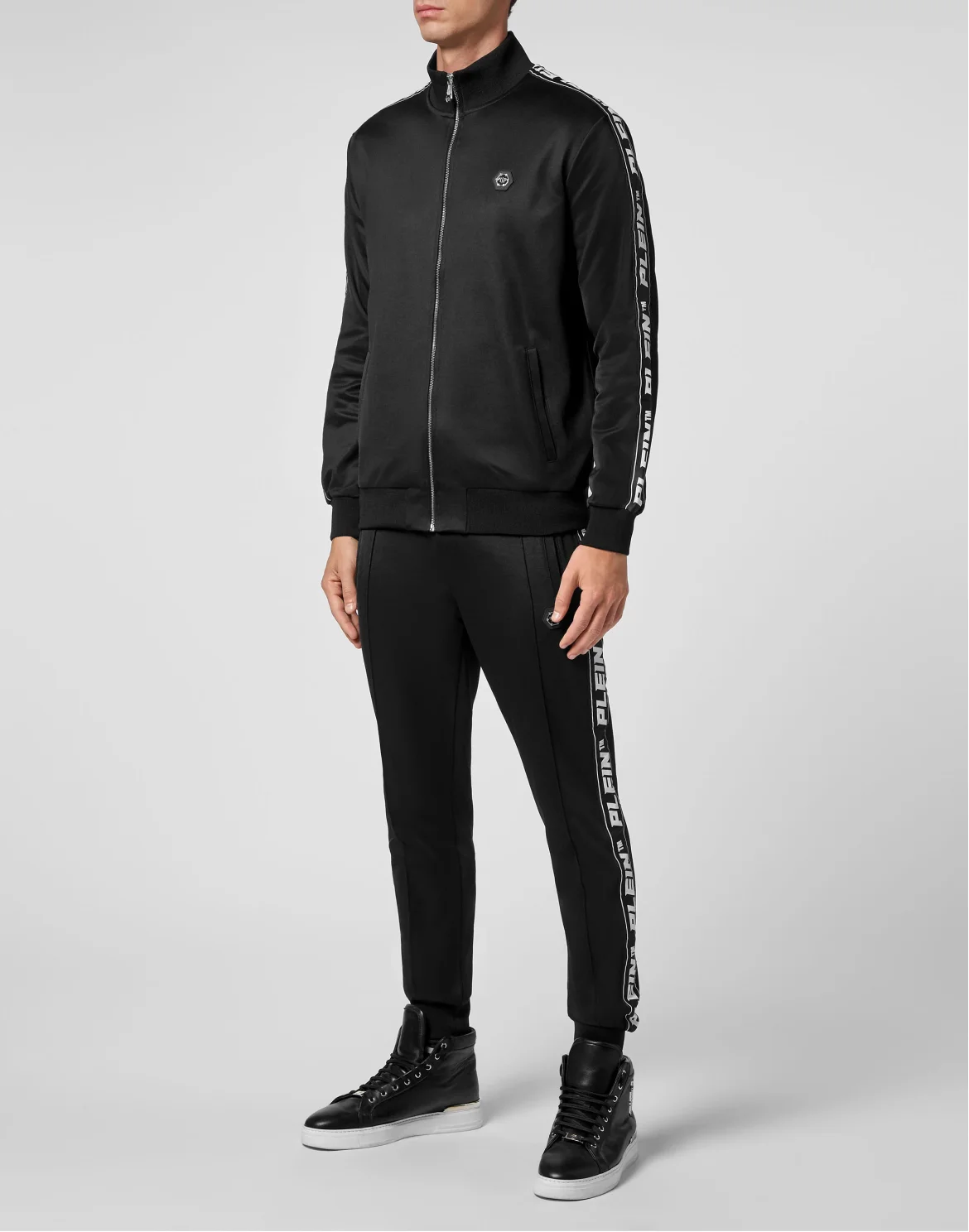 Top/Trousers Tracksuit, цвет: Черный