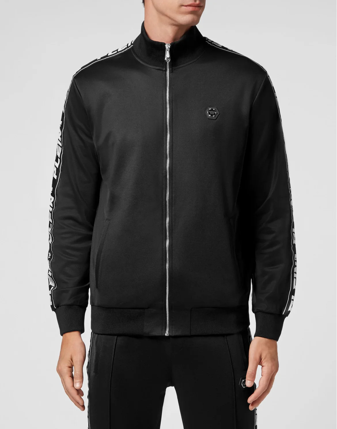Top/Trousers Tracksuit, цвет: Черный