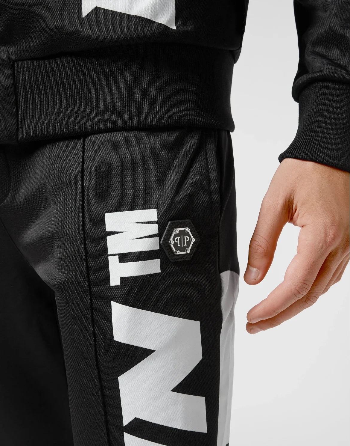 Top/Trousers Tracksuit, цвет: Черный