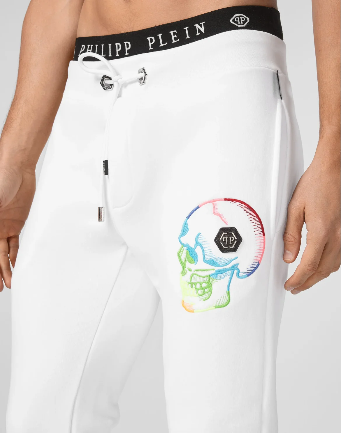 Jogging Trousers Skull, цвет: Белый