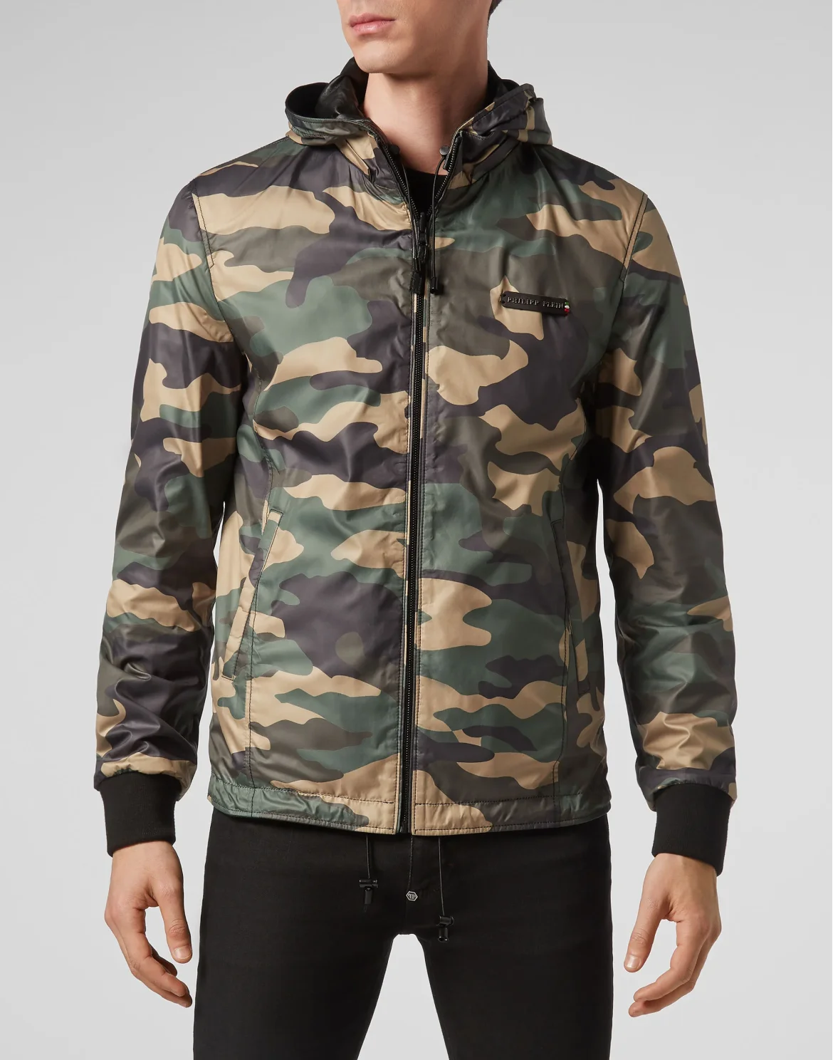 Reversibile Leather Jacket Camouflage, цвет: Камуфляж