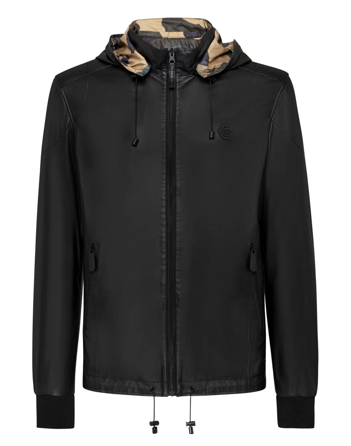 Reversibile Leather Jacket Camouflage, цвет: Камуфляж