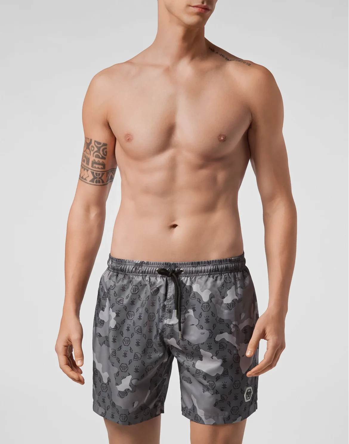 Beachwear Short Trousers Monogram, цвет: Черный
