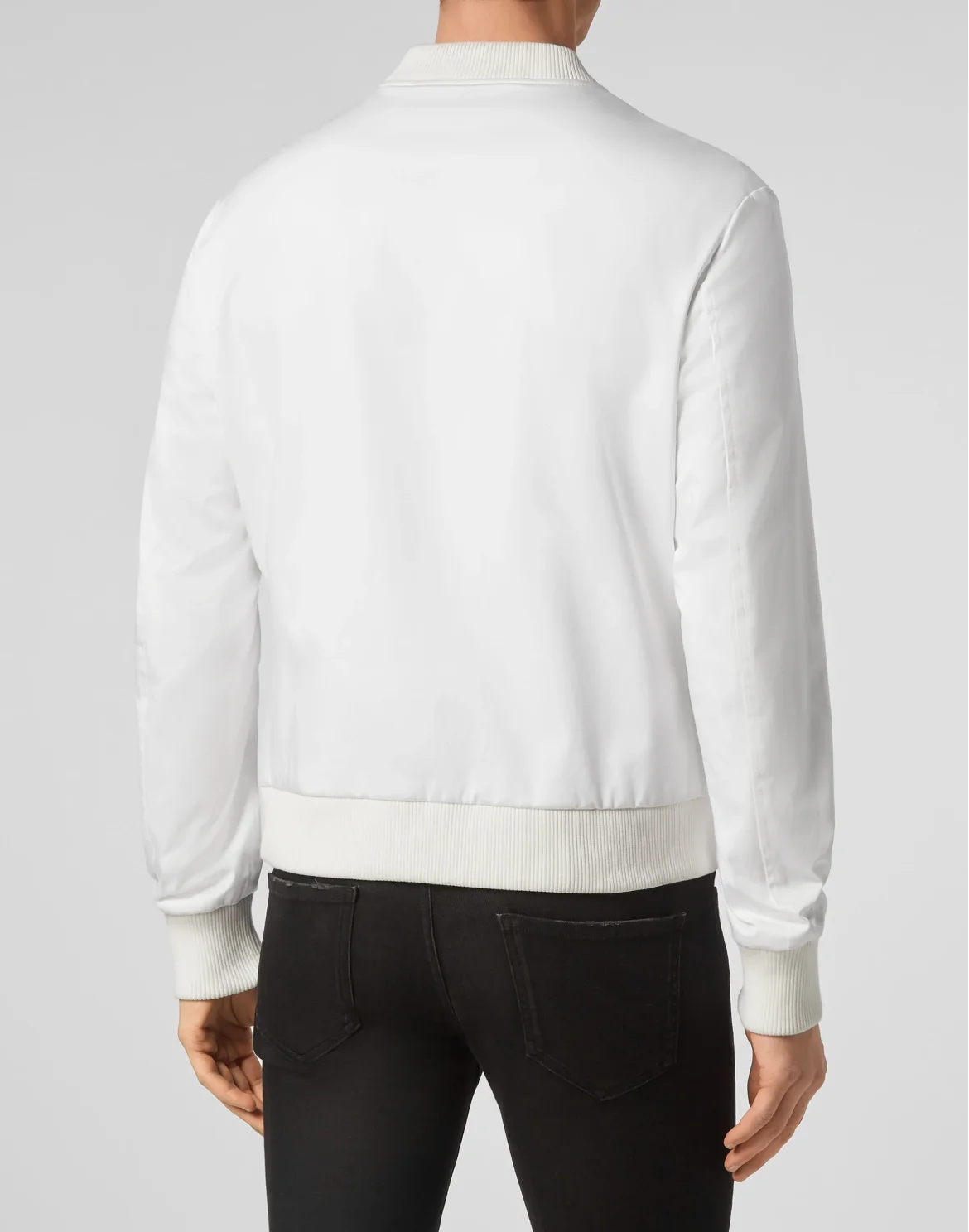 Satin Bomber Elegant, цвет: Белый