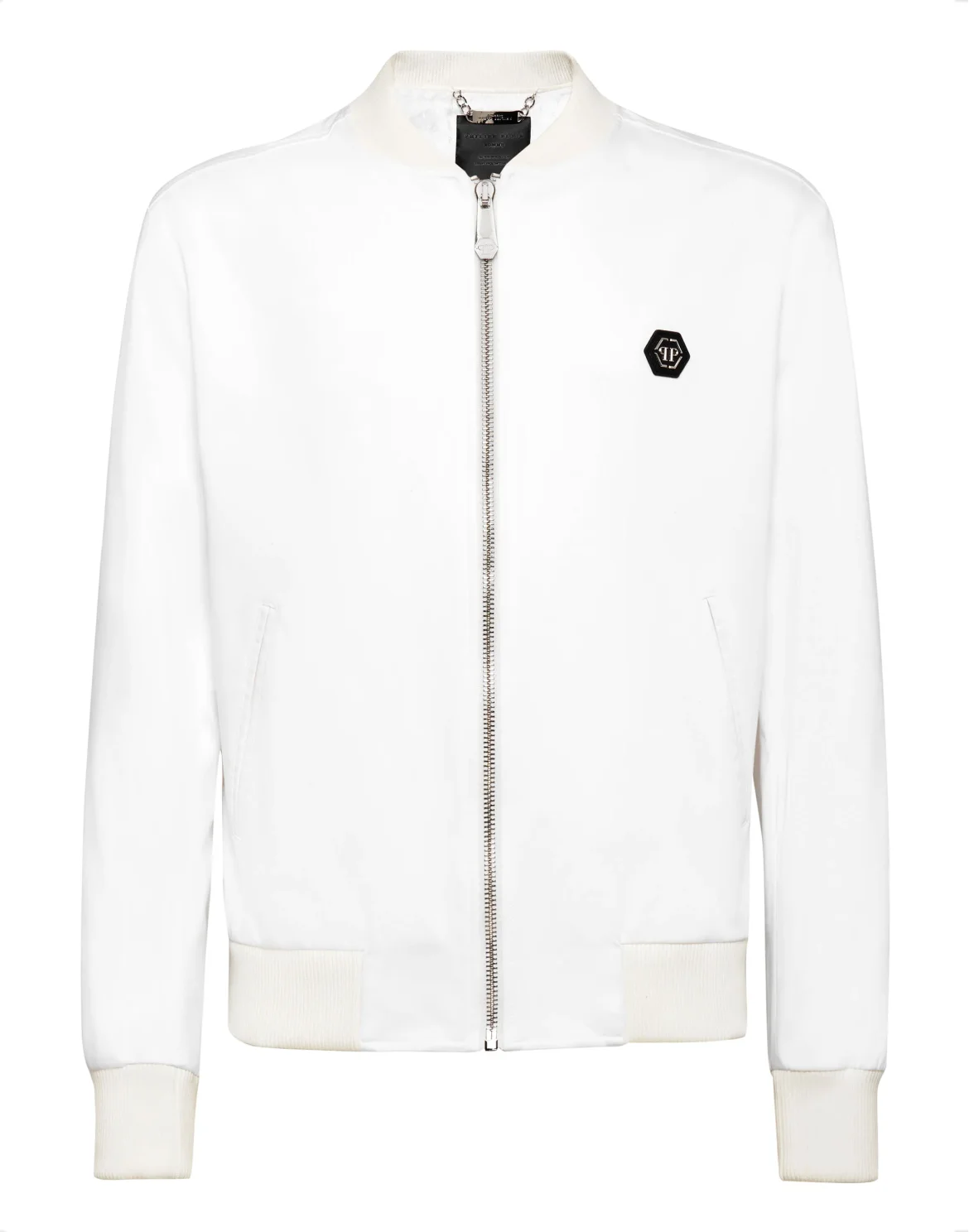 Satin Bomber Elegant, цвет: Белый